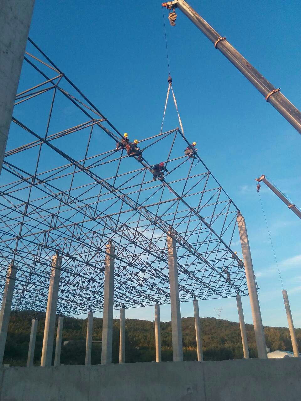 房山汪清物流园网架